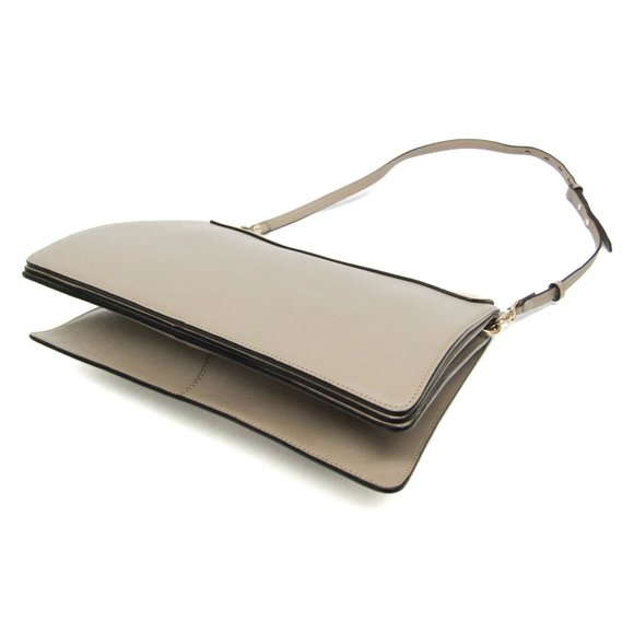 CHLOE Gray Leather Shoulder Bag - Picture 2 of 16